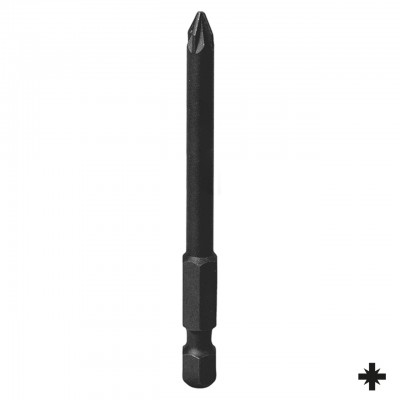 Вставка (бита) торцевая 1/4, Pozidriv, PZ1, L = 70 мм, для шуруповерта TONY KING KING TONY 717001Z