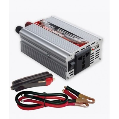 Преобразователь напряжения (автомобильный инвертор) 12/220V AVS IN-400W A80684S
