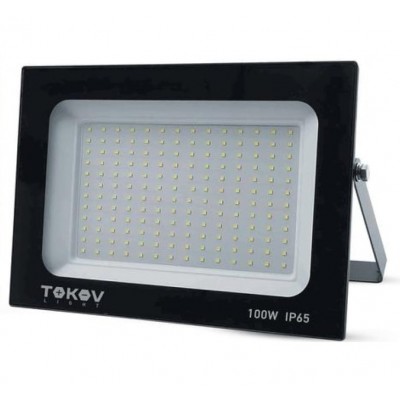 Прожектор светодиодный 100Вт 6700лм 6500К IP65 черн. (TKL) TOKOV ELECTRIC TKL-FL/LED-100-6.5K-IP65  1686635
