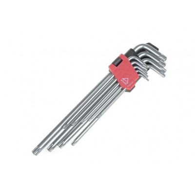 Набор имбусовых ключей Torx с отверстием 9пр длинные ARNEZI R1061033