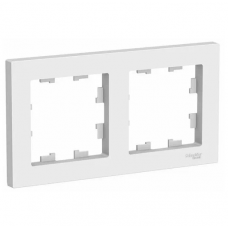 Рамка 2-м AtlasDesign универс. бел. SE ATN000102
