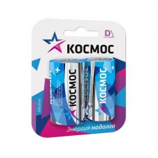 Батарейка алкалиновая, блистер, LR20, KOCLR20MAX2BL(KOC-LR20-2BL), 2 шт., (уп.) Космос 89-81-122