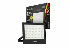 Прожектор светодиодный Supermax 100 Вт 10000 Лм IP65 6500К S_PR_LED_100