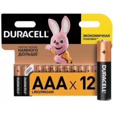 Батарейки мизинчиковые Duracell AAA 12