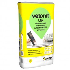 Шпаклёвка полимерная финишная Ветонит ЛР weber.vetonit LR Plus, 20 кг WEBER